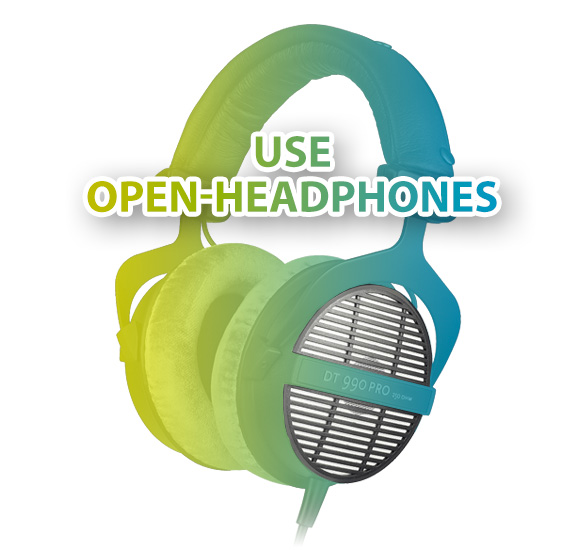 Open HeadPhones پنج پیشنهاد برای میکس بهتر با هدفون